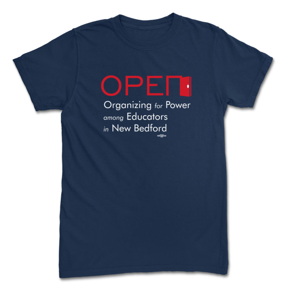 OPEN Logo Navy Tee