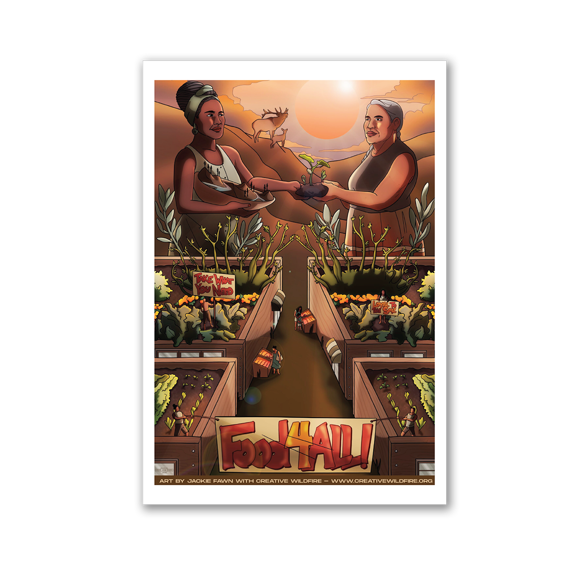 Creative Wildfire - Food 4 All Poster