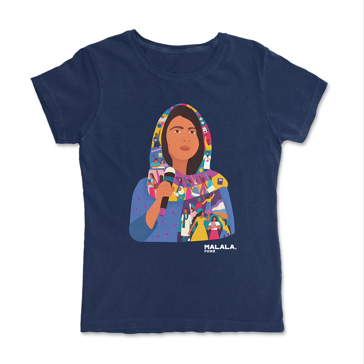 Malala Takes The Mic Tee