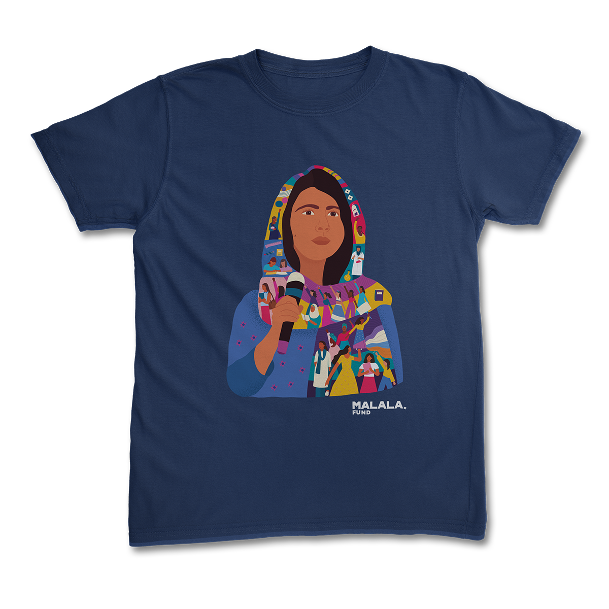 Malala Takes The Mic Youth Tee