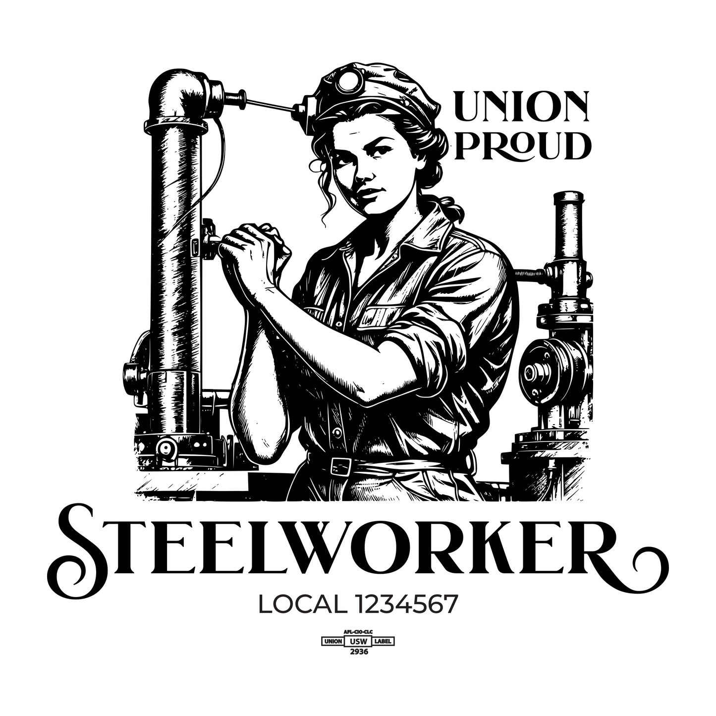 Woman Steelworker