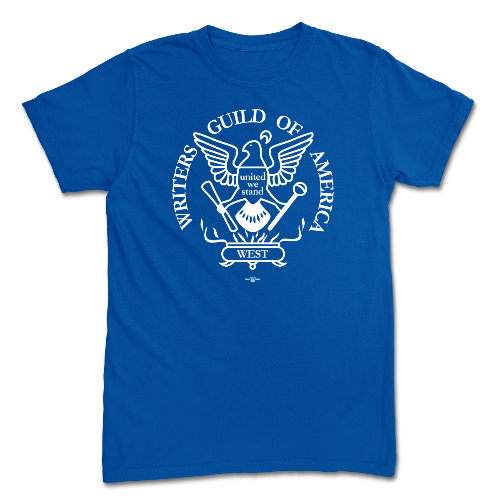 WGAW Retro Logo Shirt (Royal Blue)