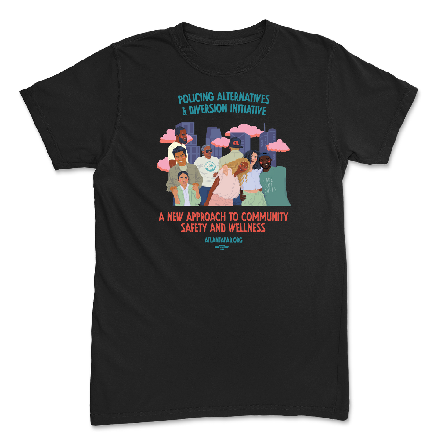 A New Approach to Community Safety and Wellness T-Shirt