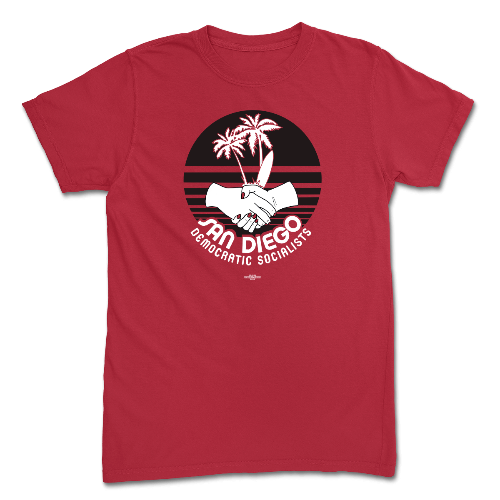 San Diego Democratic Socialists Red Tee