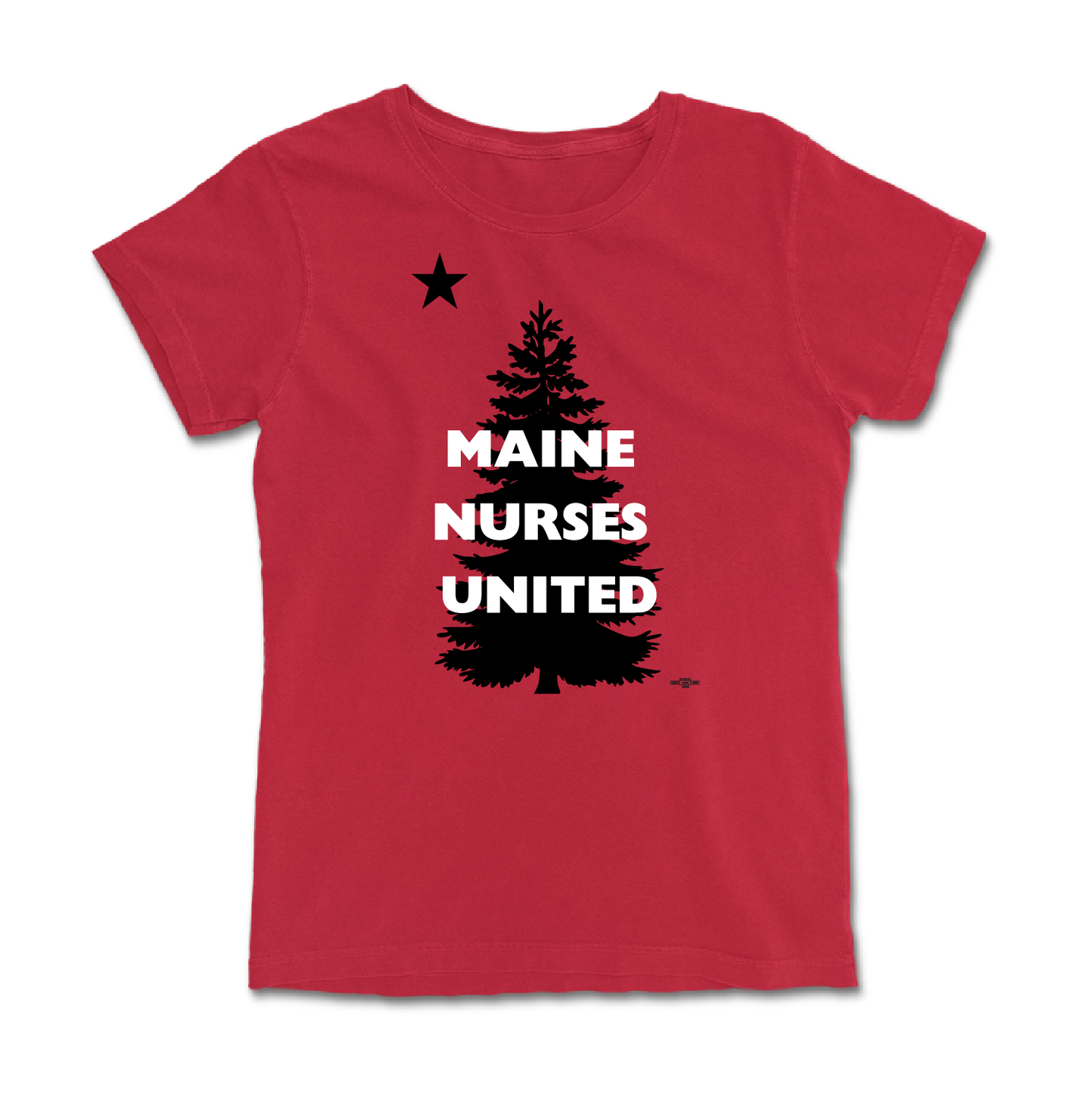 Maine Nurses United Femme Red T-Shirt