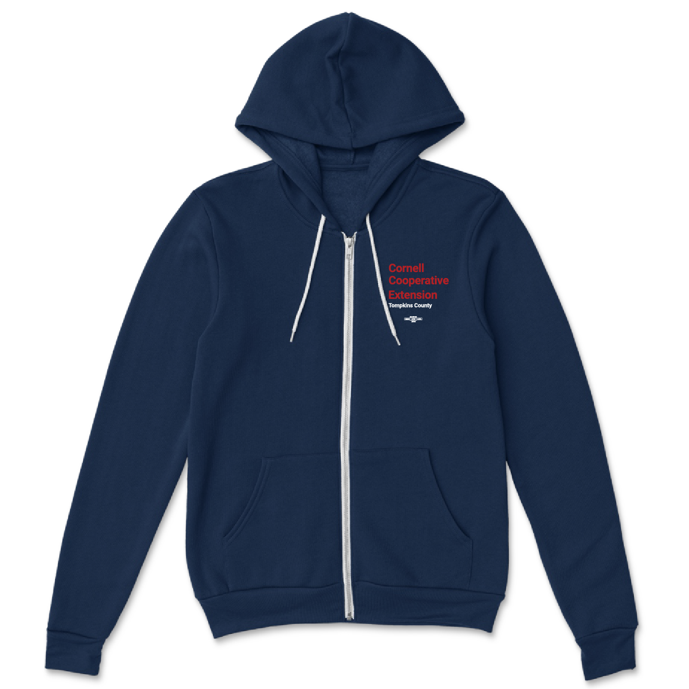 CCE Logo Tompkins County Navy Hoodie