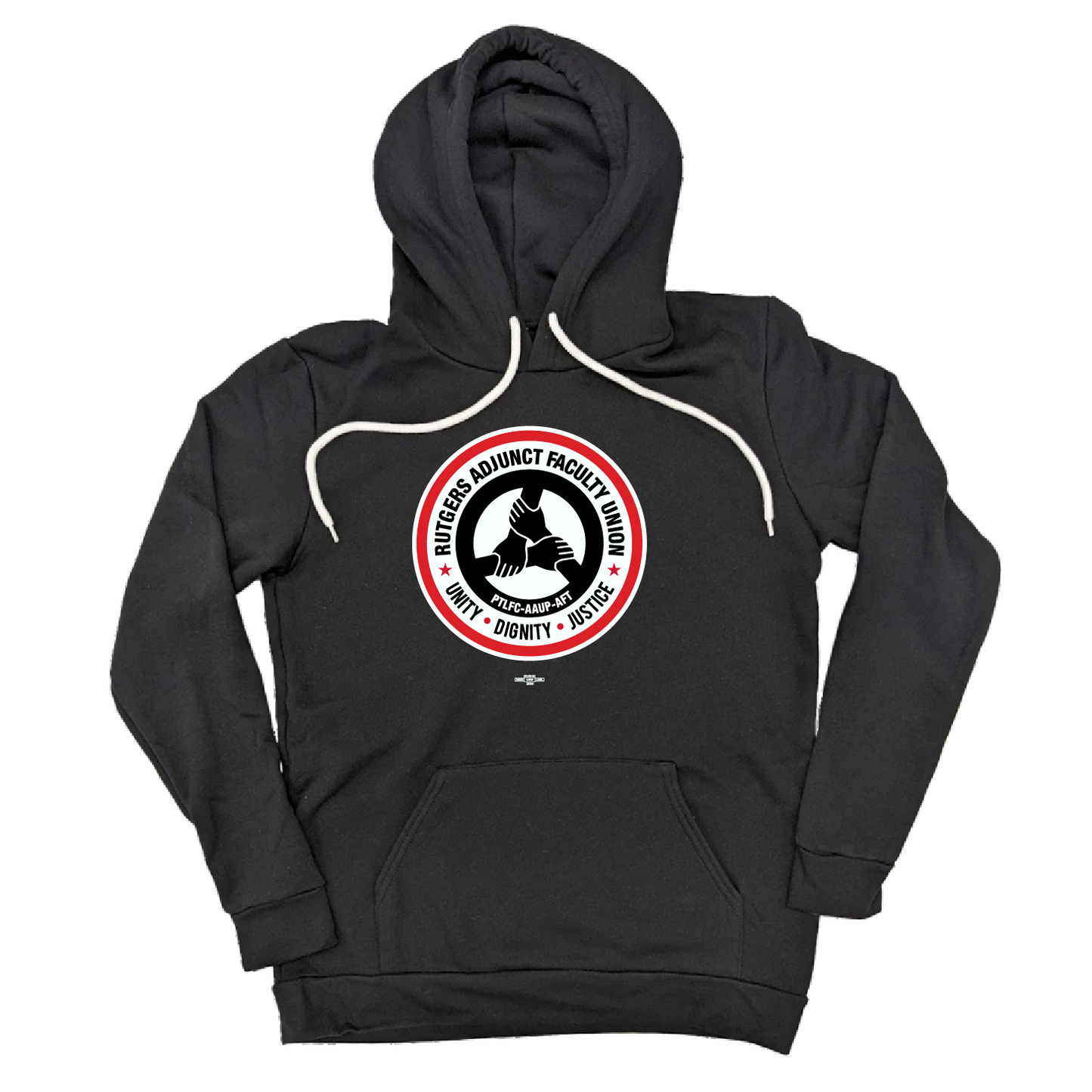 Unity Dignity Justice Black Pullover Hoodie