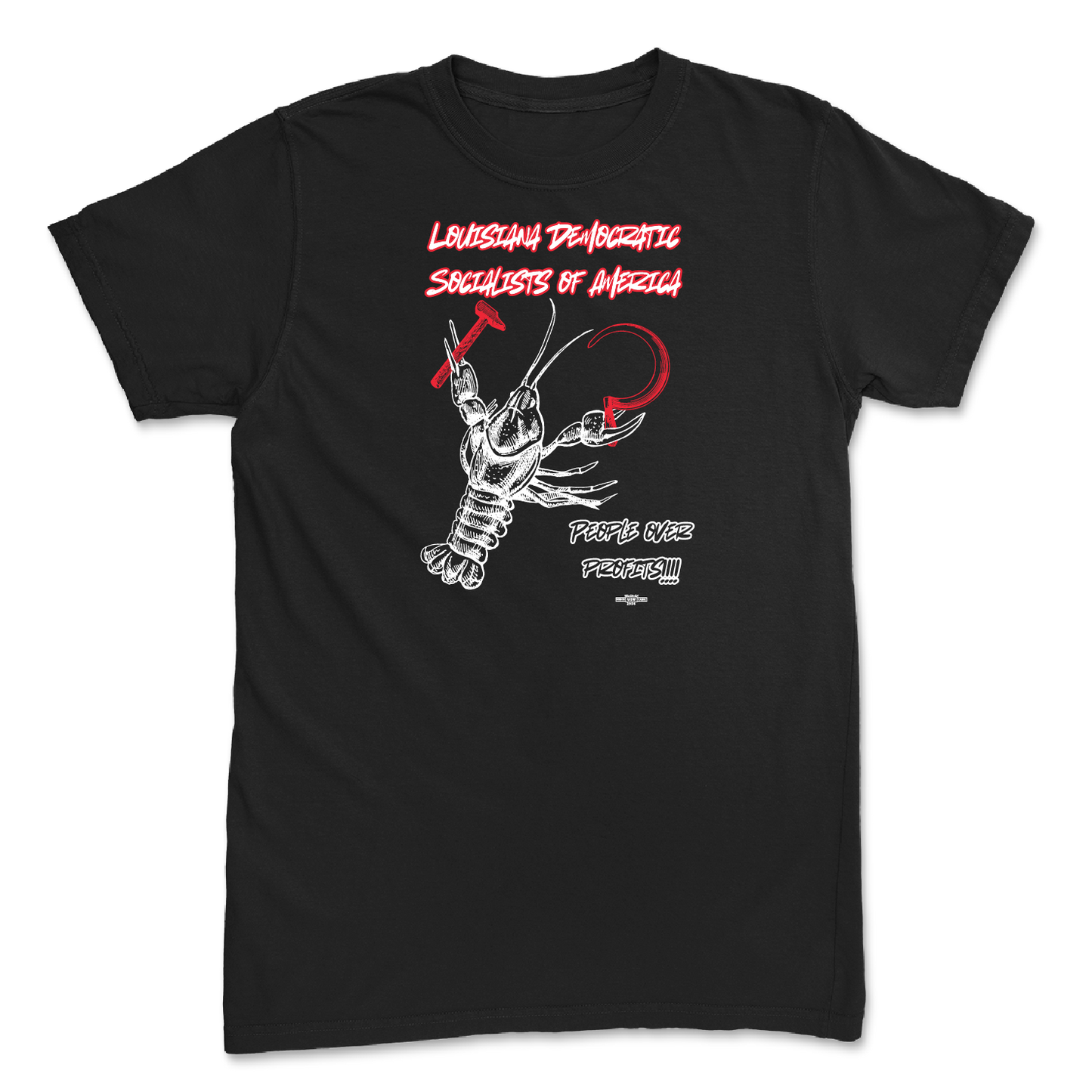 People Over Profits Black T-Shirt