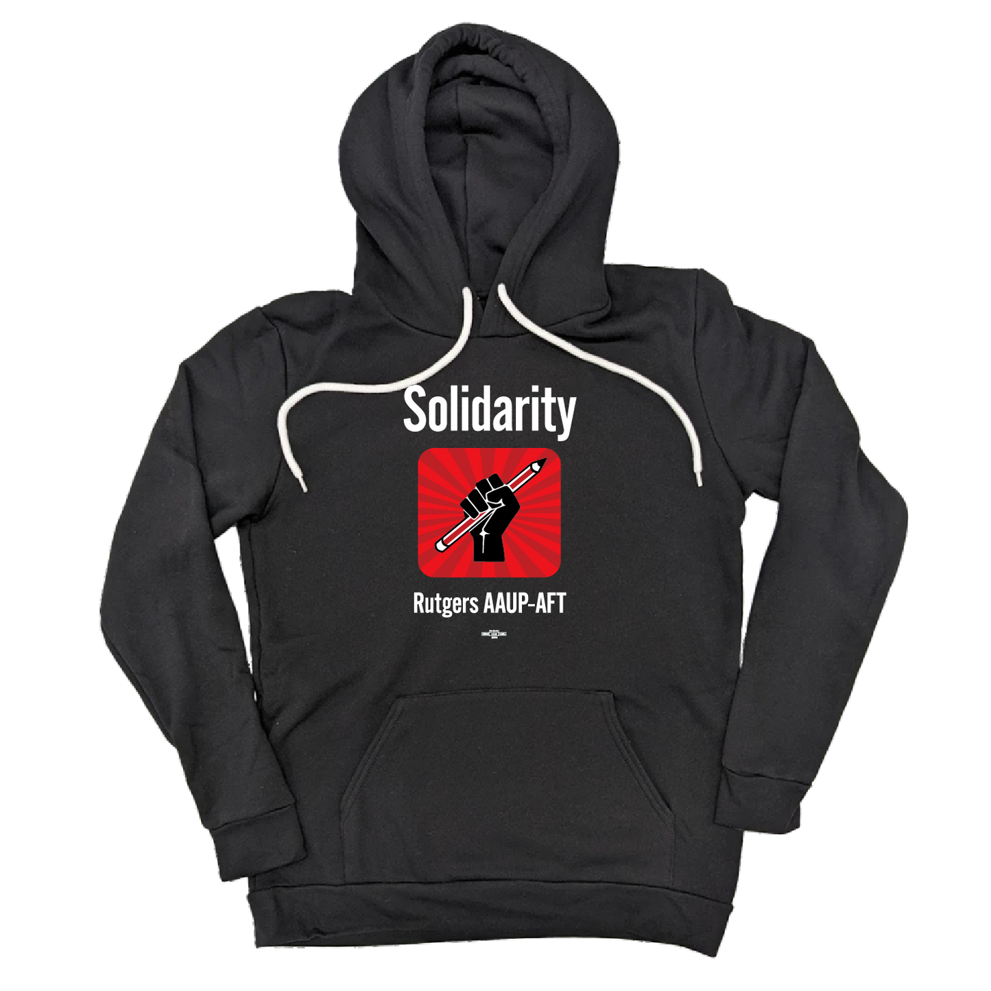 Solidarity Black Pullover Hoodie