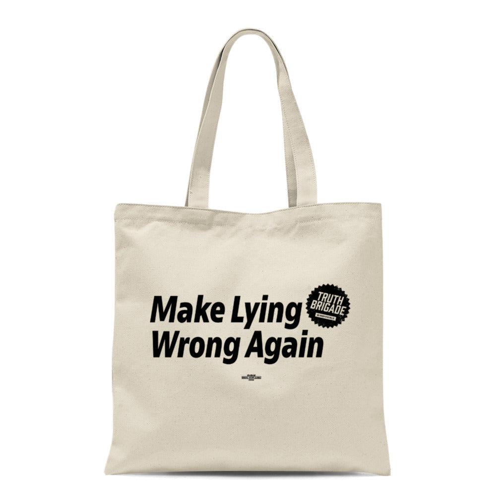 Make Lying Wrong Again Tote