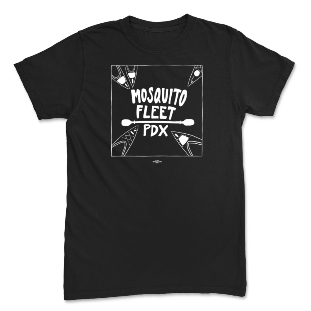 Mosquito Fleet PDX Black T-Shirt