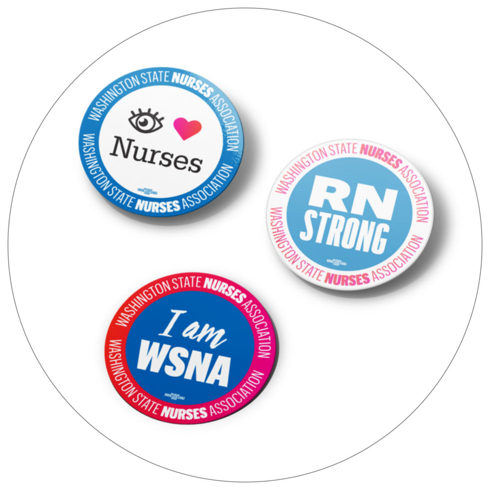 Washington State Nurses Association Sticker Pack – Shop | Worx Printing ...
