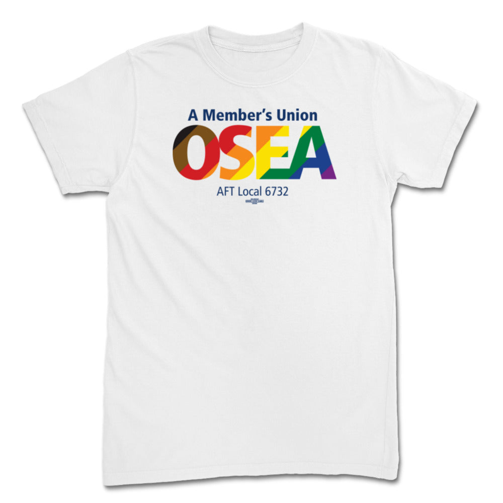 OSEA Rainbow Logo Tee – Shop Worx Printing Worker Owned Union