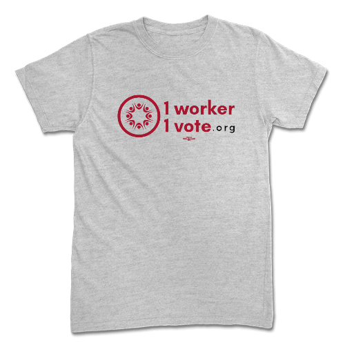 1 Worker 1 Vote Logo Tee