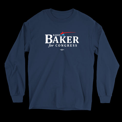 Baker For Congress Long Sleeve T-Shirt