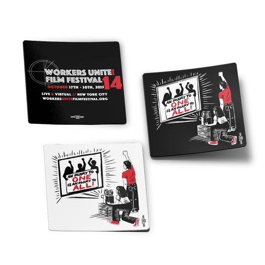 Workers Unite Film Festival 2025 Sticker 3-Pack