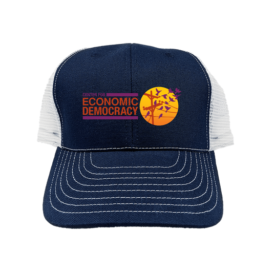 Center for Economic Democracy Logo Hat
