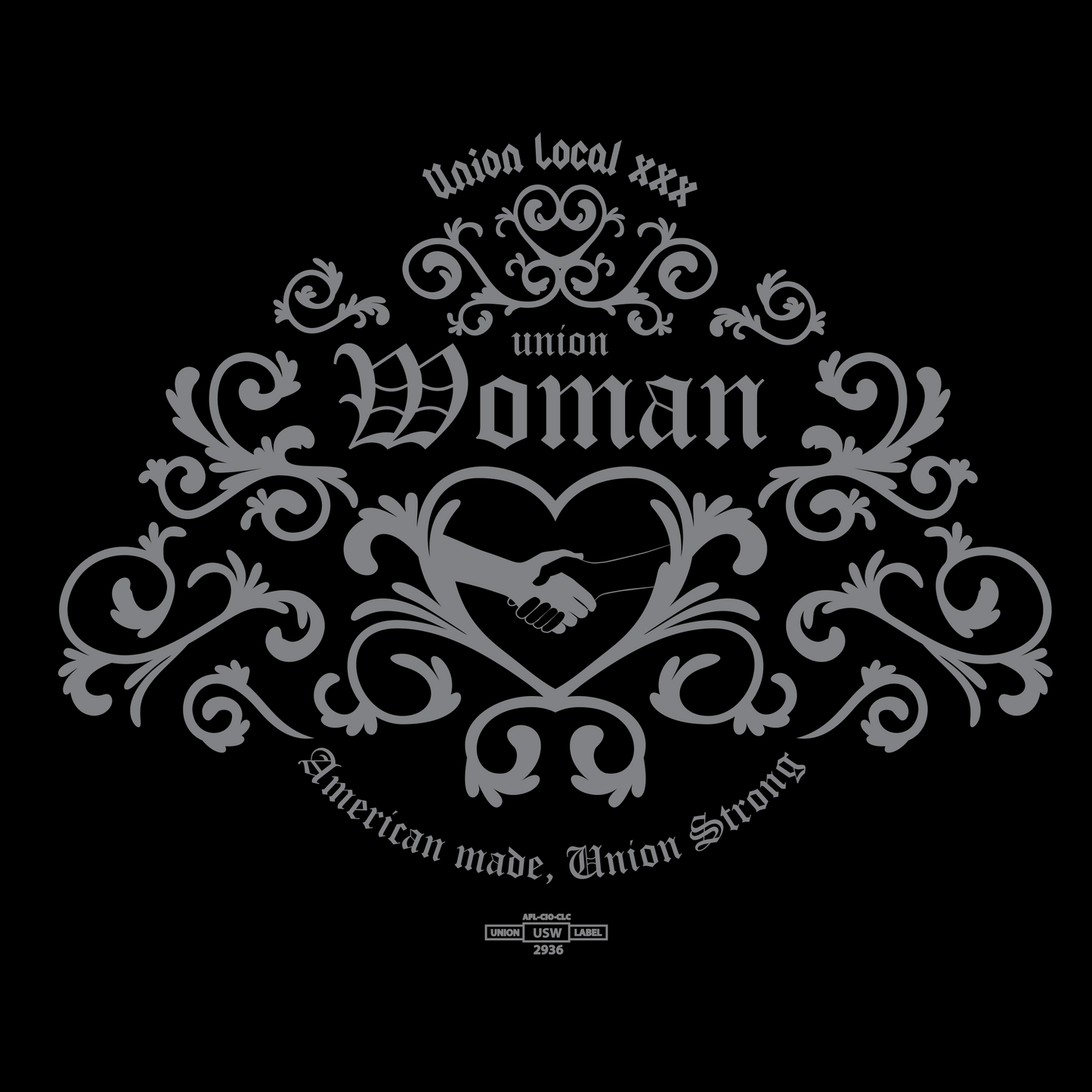 Grey Fancy Union Woman