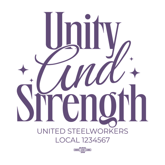 Typography Unity and Strenght