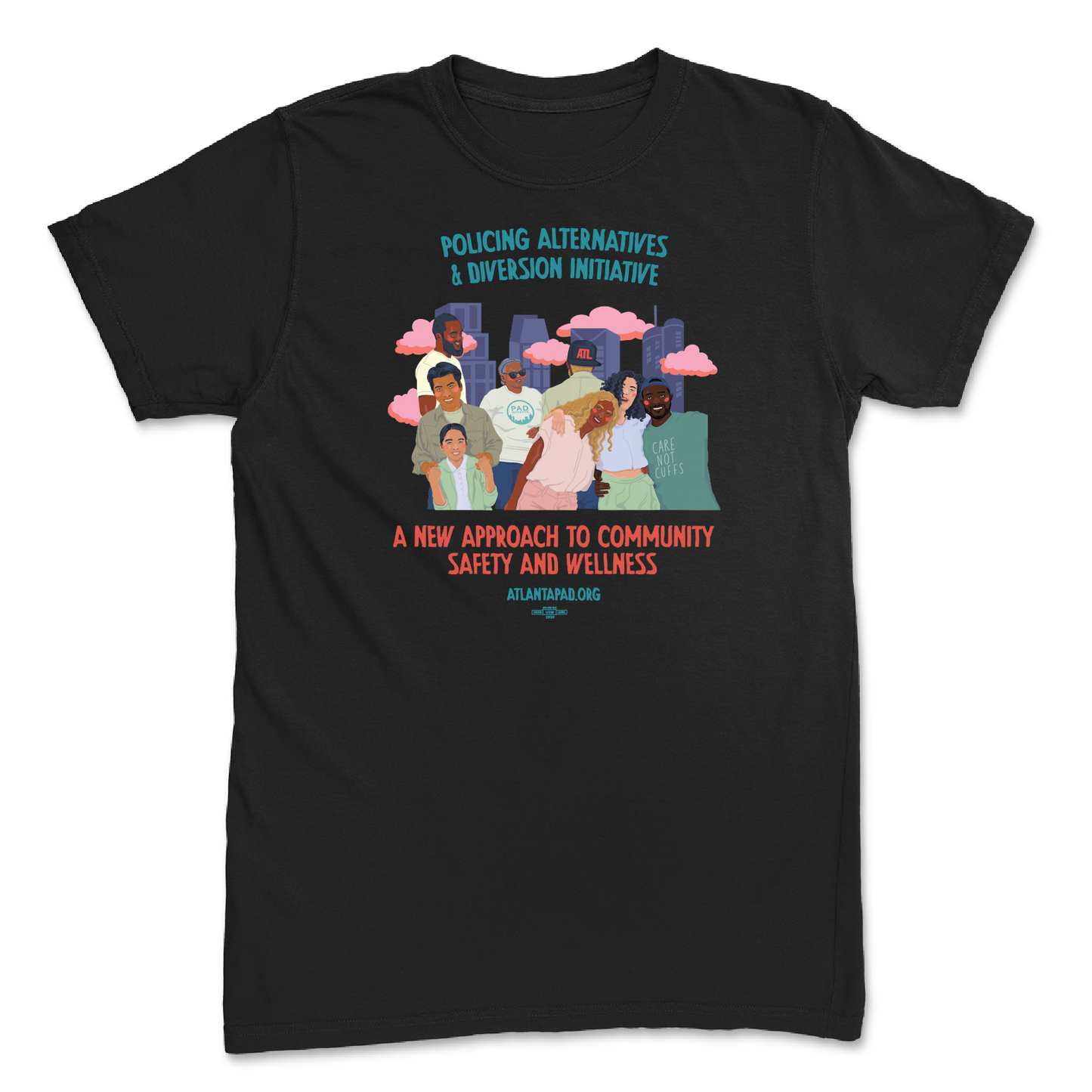 A New Approach to Community Safety and Wellness T-Shirt