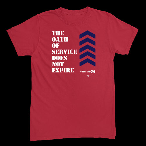 WXVET - Oath Of Service T-Shirt Gender Neutral Red - test