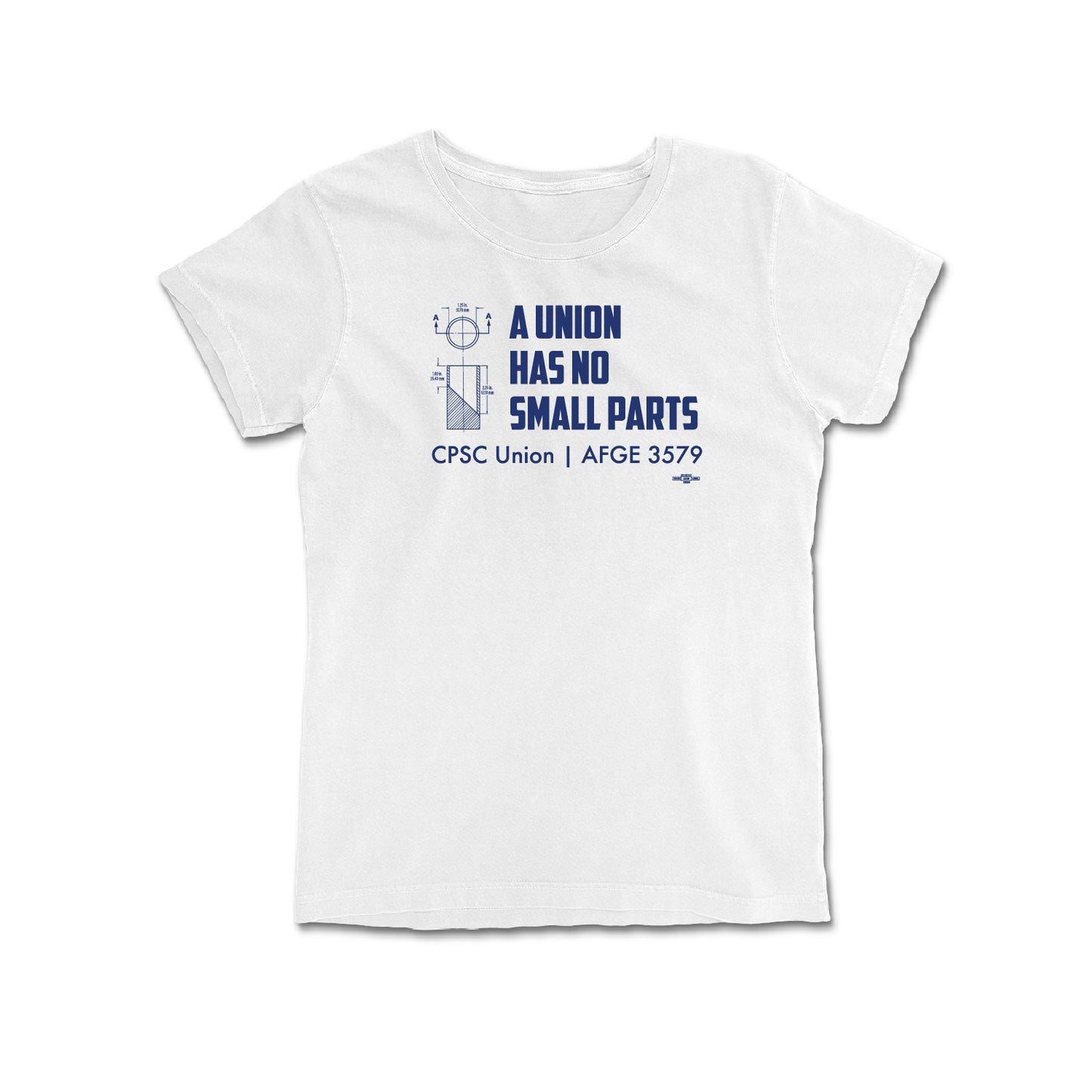 A Union Has No Small Parts White T-Shirt