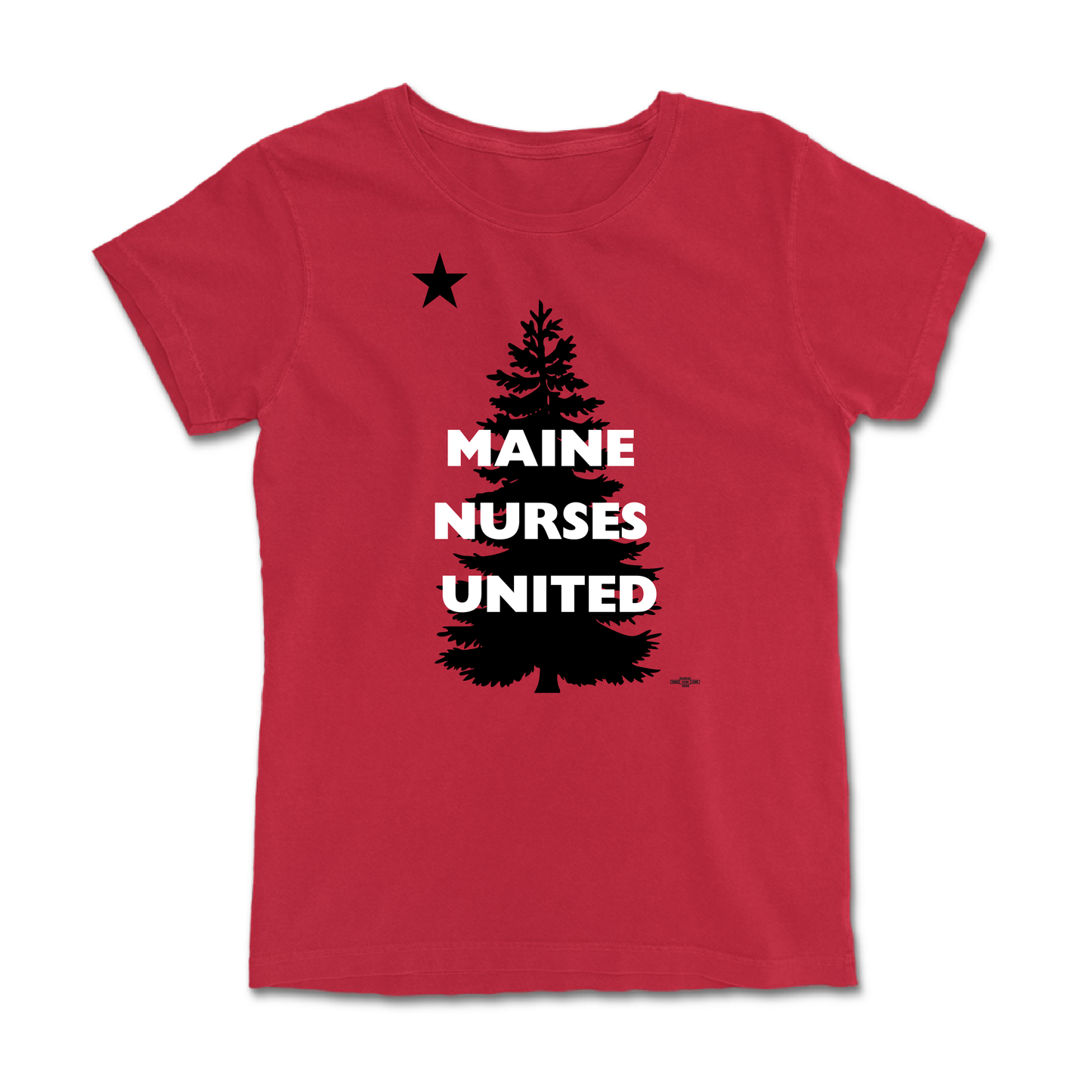 Maine Nurses United Femme Red T-Shirt