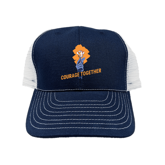 Courage Together Navy Mesh-Back hat