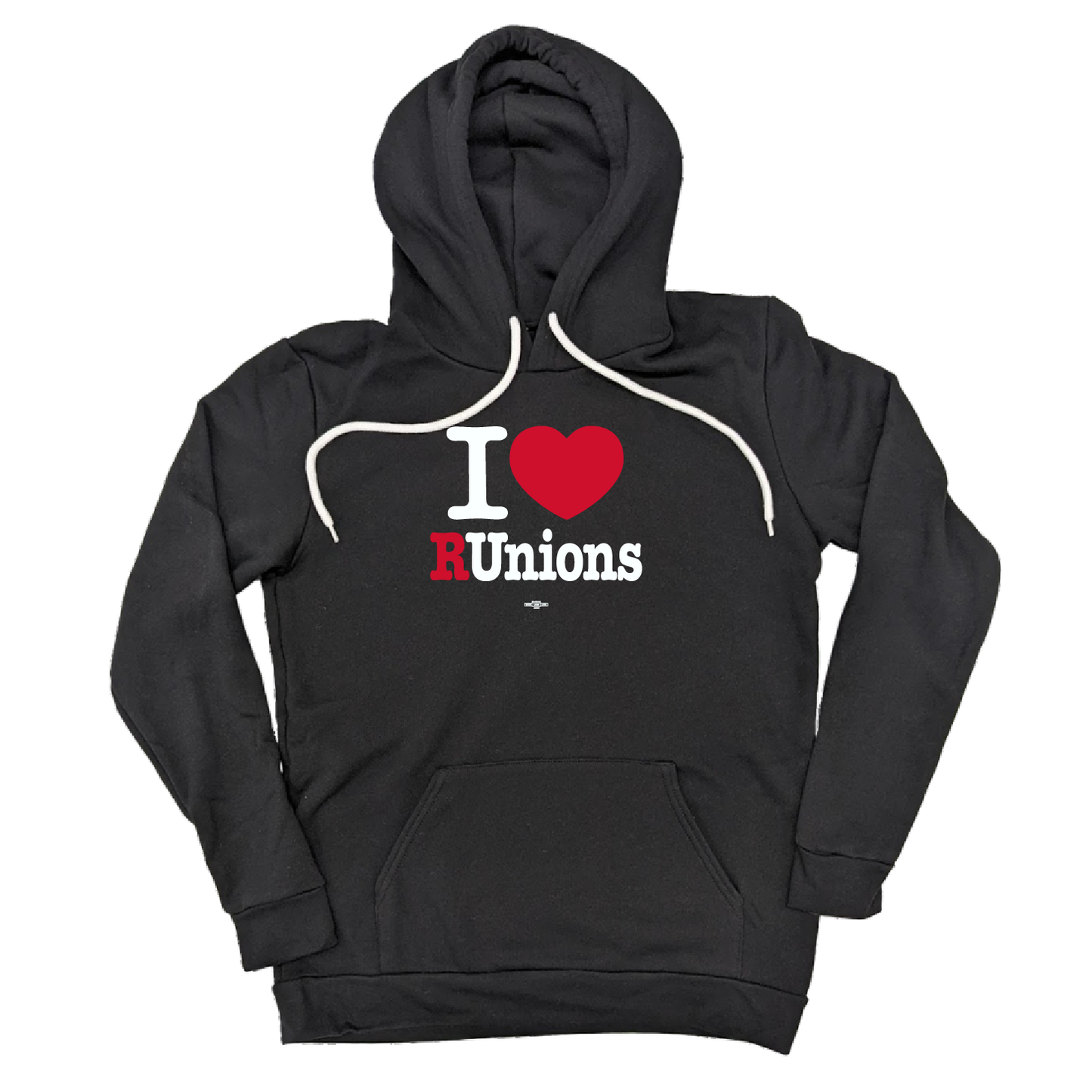 I Heart RUnions Black Pullover Hoodie