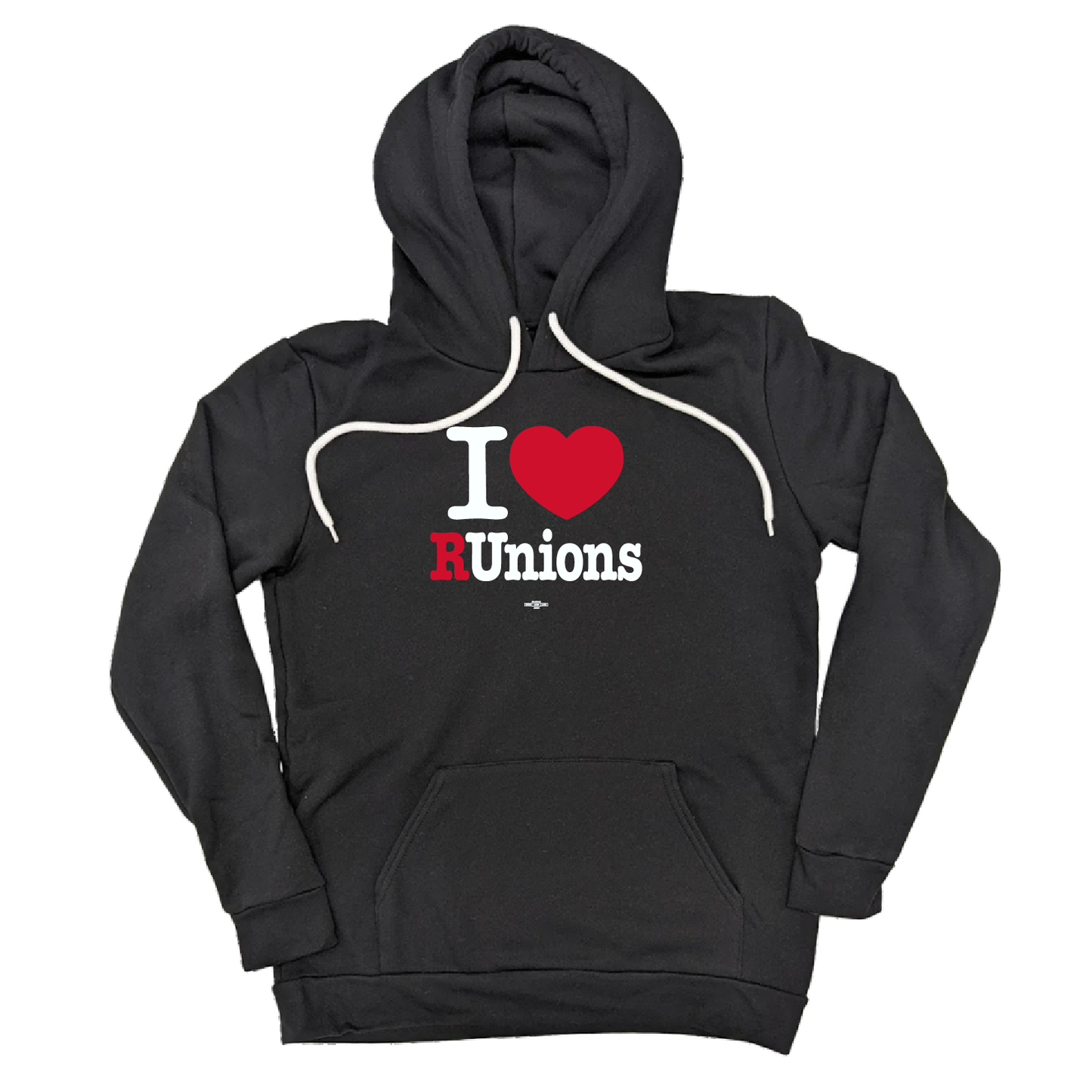 I Heart RUnions Black Pullover Hoodie