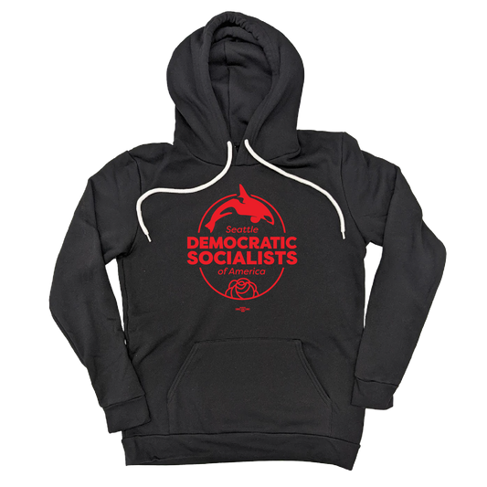 Seattle DSA Red Logo on Hoodie