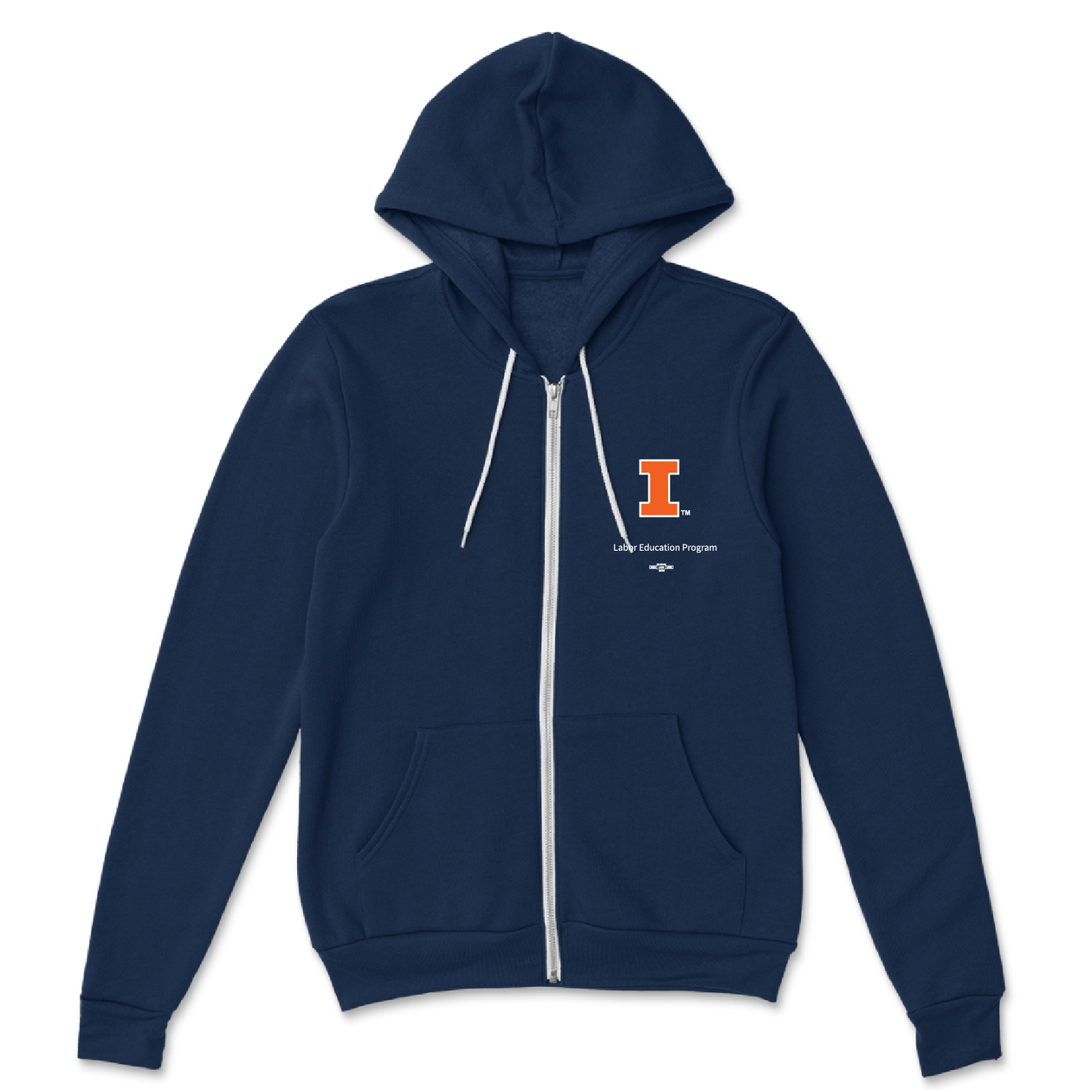 Navy Zip Hoodie