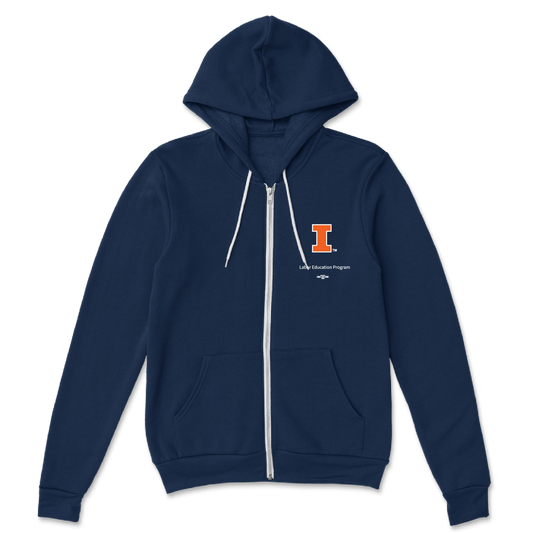 Navy Zip Hoodie