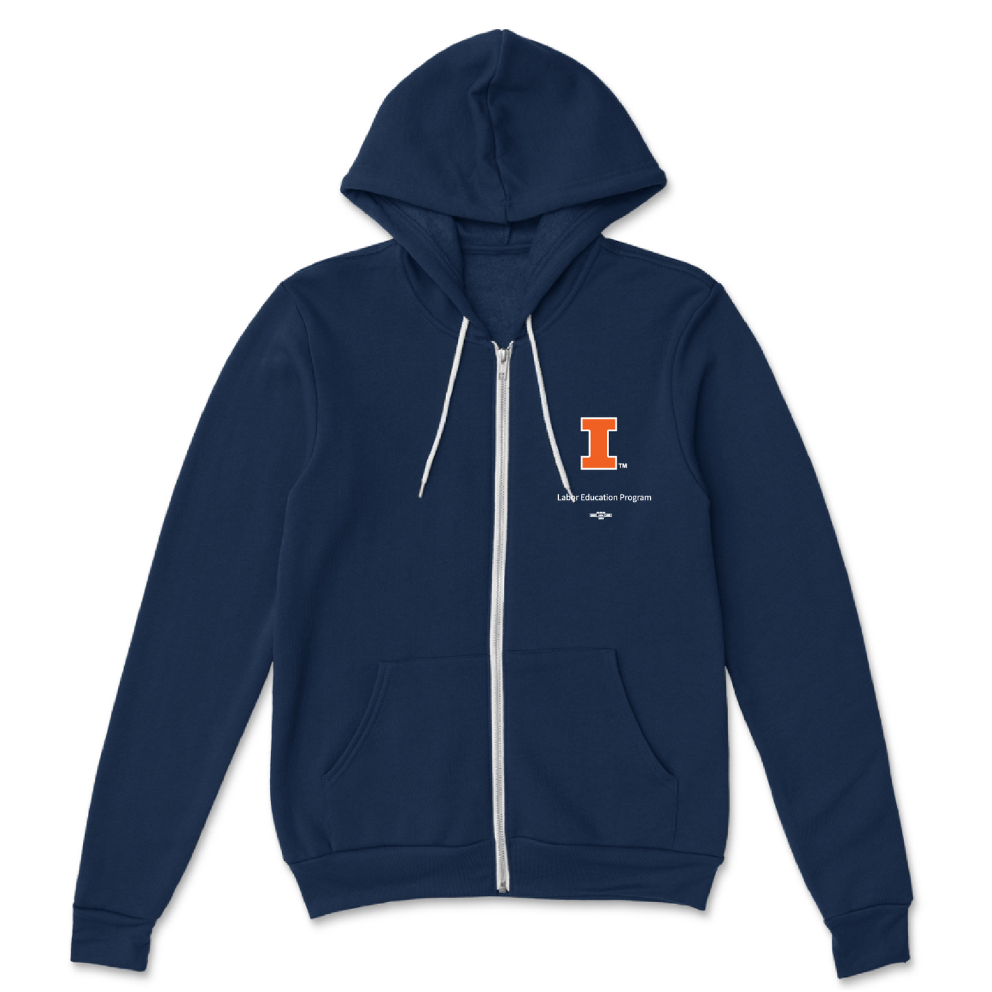 Navy Zip Hoodie