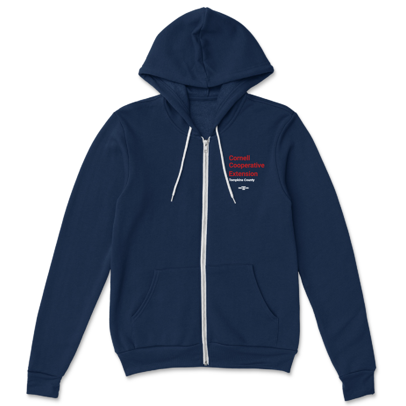 CCE Logo Tompkins County Navy Hoodie