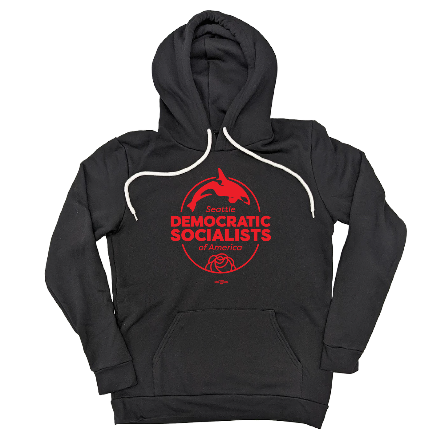 Seattle DSA Red Logo on Hoodie