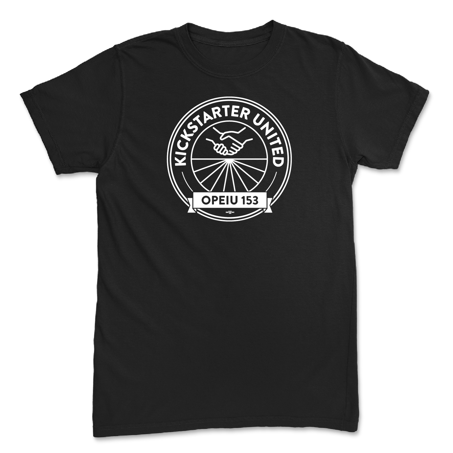 Kickstarter United Logo Black T-Shirt
