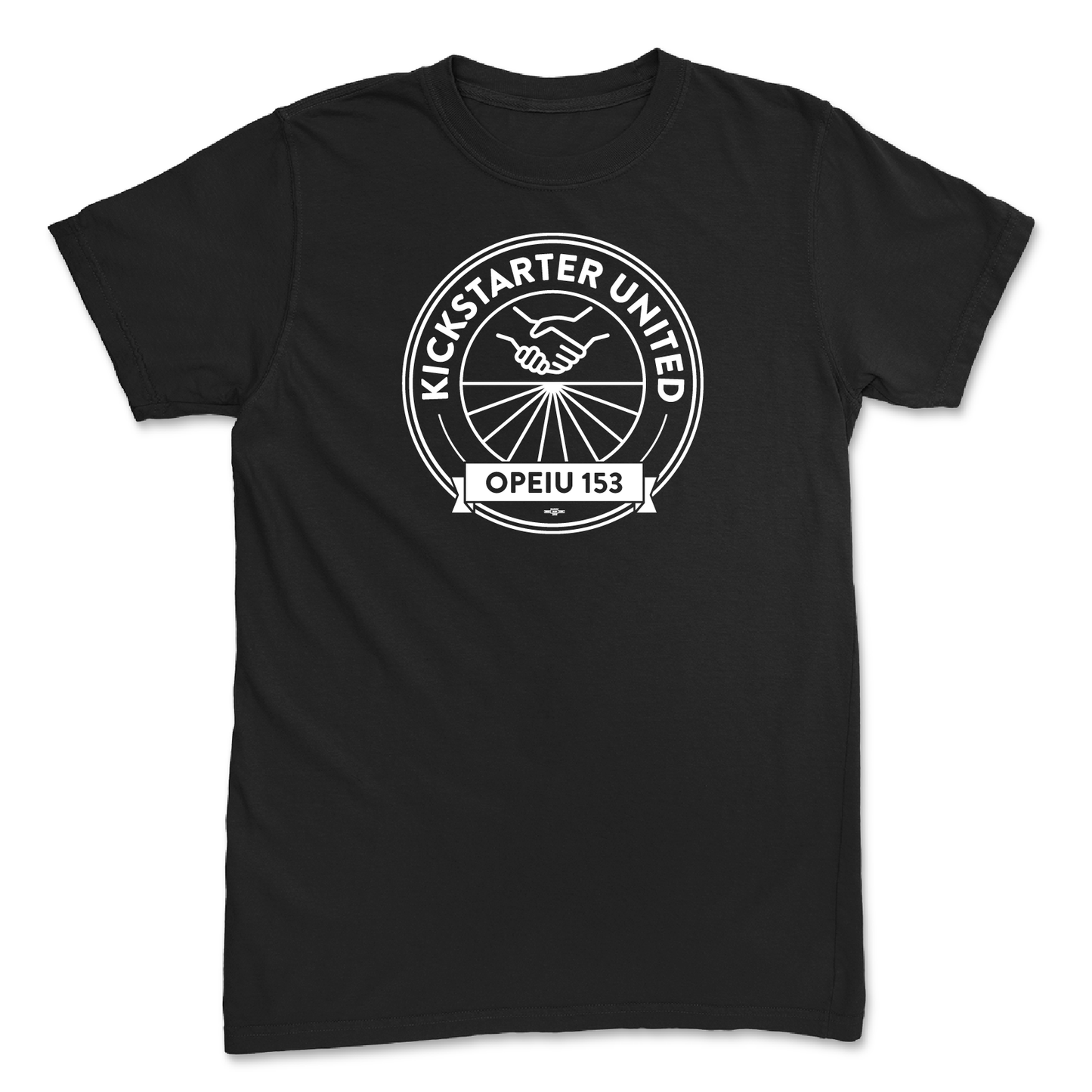Kickstarter United Logo Black T-Shirt