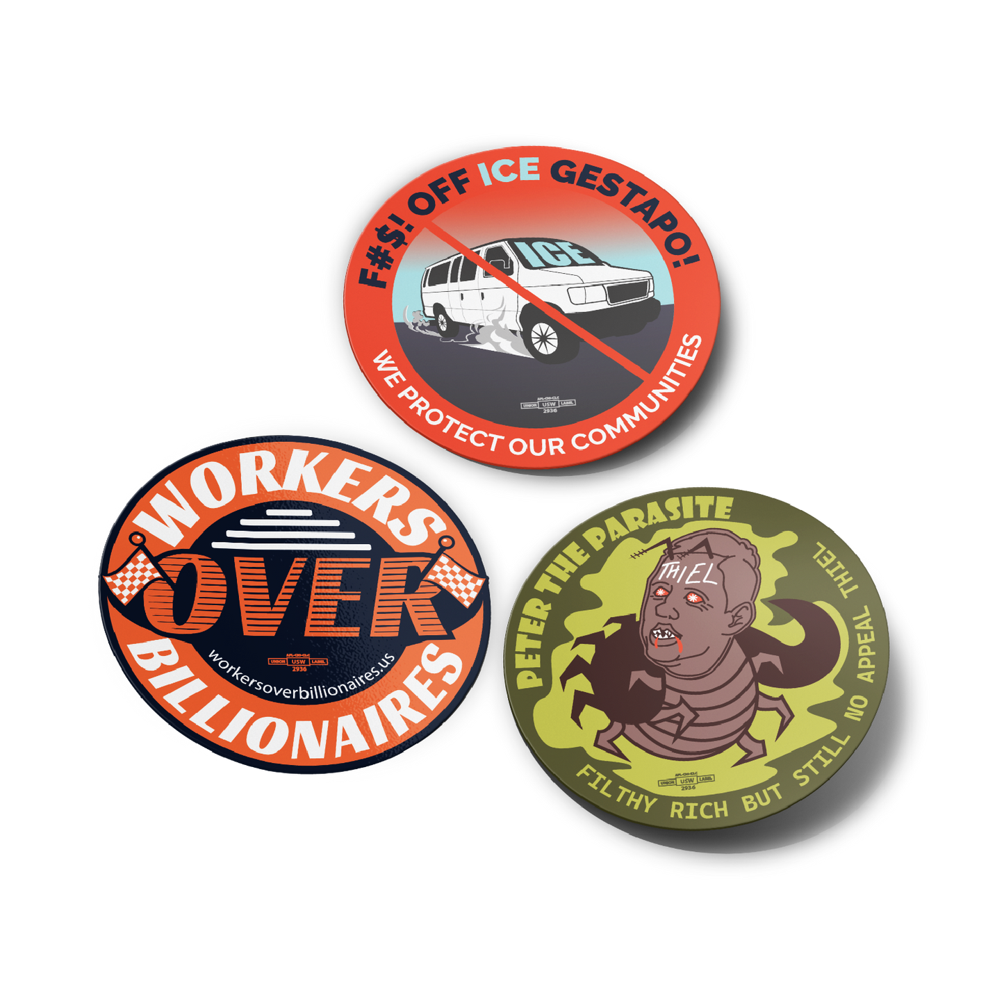 Round Sticker 3-Pack