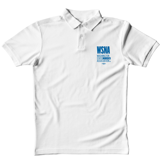WSNA White Polo Shirt
