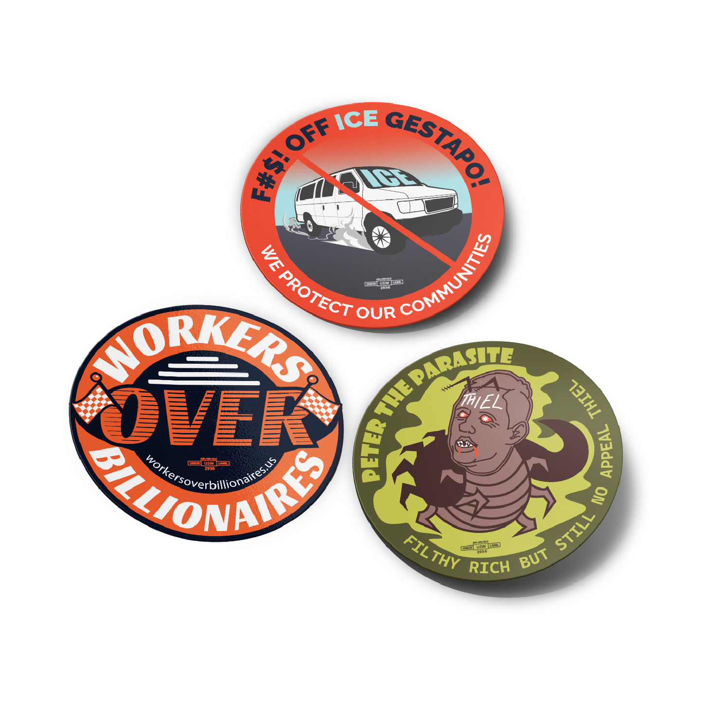 Round Sticker 3-Pack