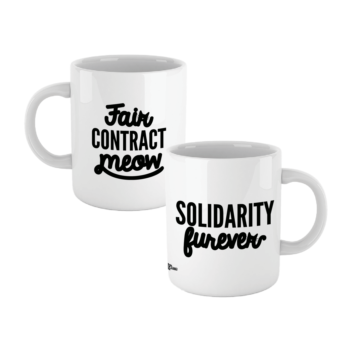 Fair Contract Meow/Solidarity Furever Mug