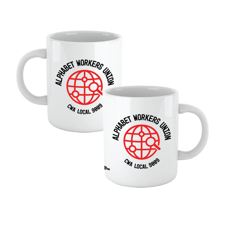 Alphabet Workers Union mug