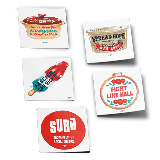 SURJ Stickers 5-Pack