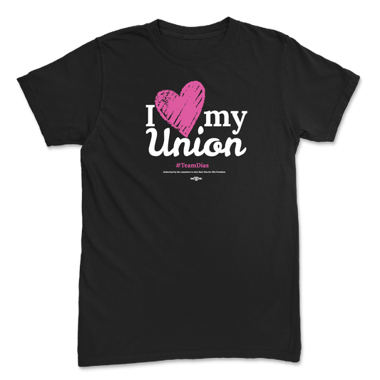I ❤ My Union Black T-Shirt