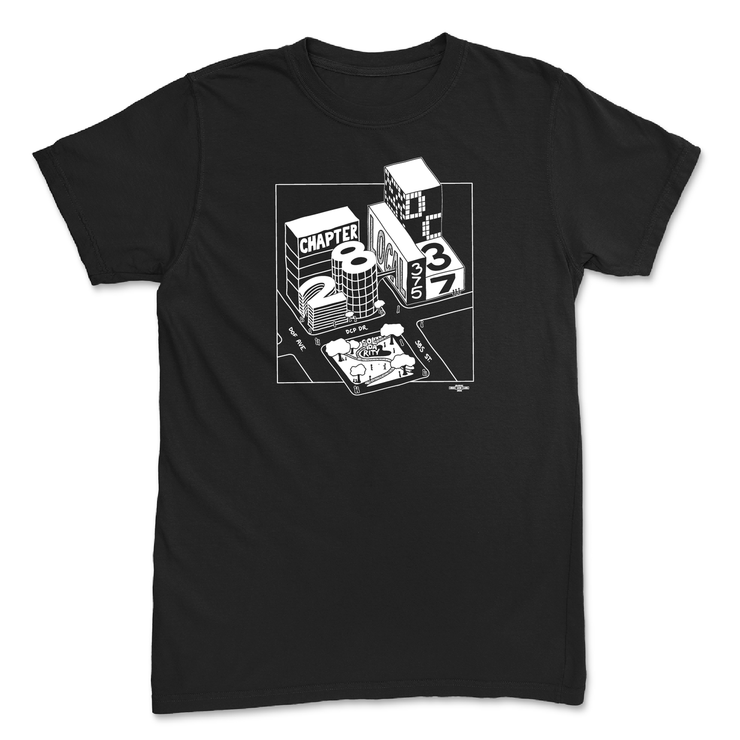 City Block Logo Black T-Shirt