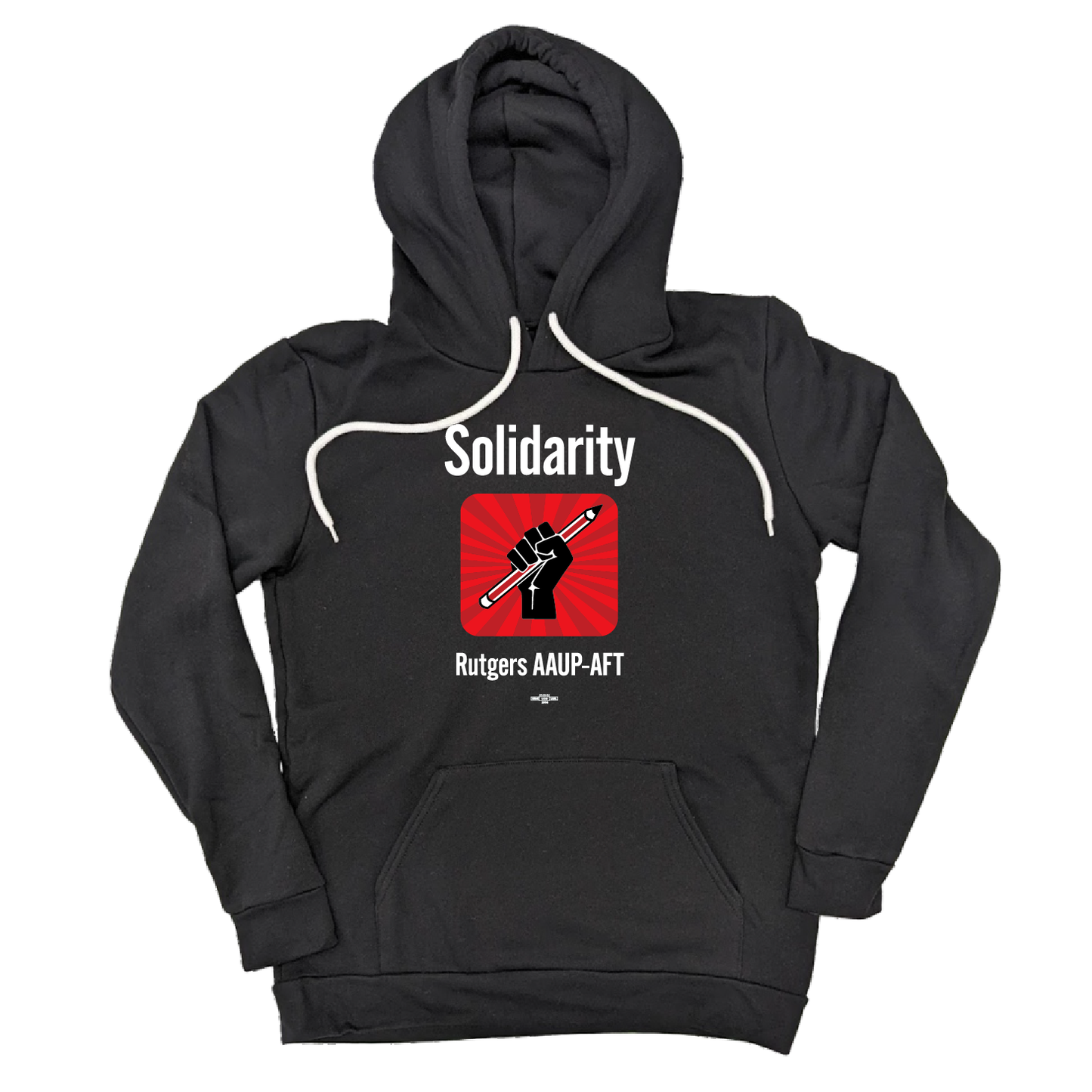 Solidarity Black Pullover Hoodie