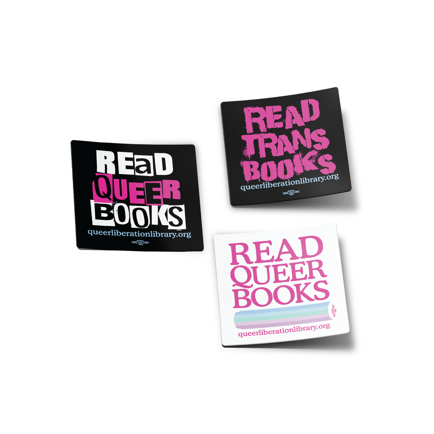 Read Queer & Trans Books Sticker Pack