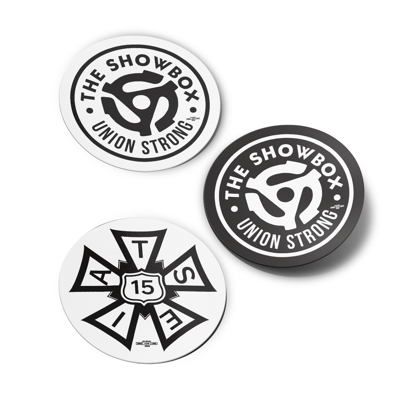 Organized Showbox Sticker 3-Pack