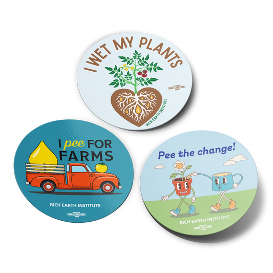 Pee the Change sticker 3 pack